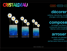 Tablet Screenshot of cristaldeau.eu
